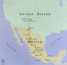 Native Americans travelled to central and southern Mexico long before Europeans arrived.