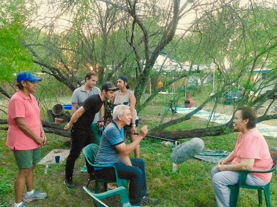 Scene from food documentary interview with families who continue the tradition