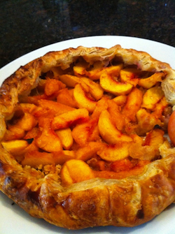 peach tart french