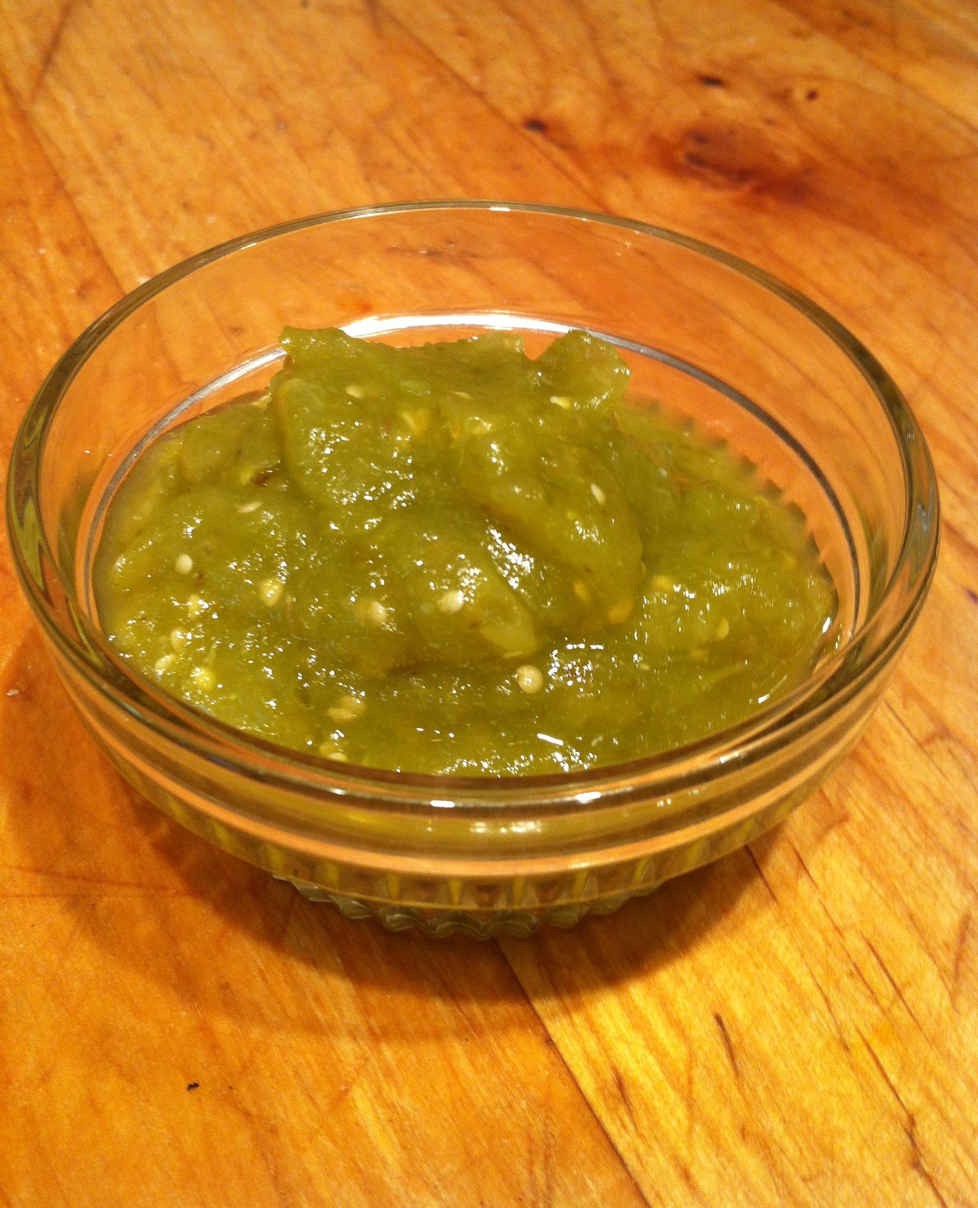 Salsa Verde Cocida, A Fresh Salsa For Spring