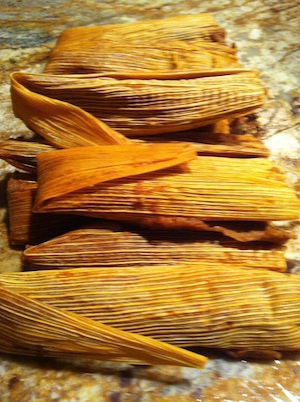 Holiday Traditional Bean Tamales