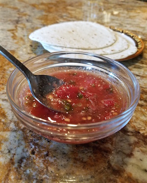 Fresh Serrano Salsa Ranchera