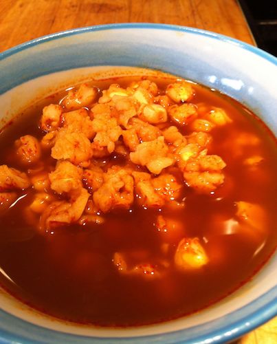 Pozole, Posole:  Corn Flowerettes Make A Vegan Feast