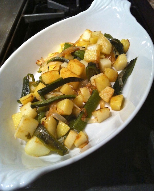 Poblano Potatoes, Papas Con Rajas