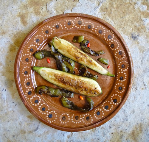 Chile Petin Roasted Squash & Bell Peppers
