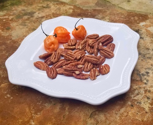 Habanero Rum Pecans For Christmas