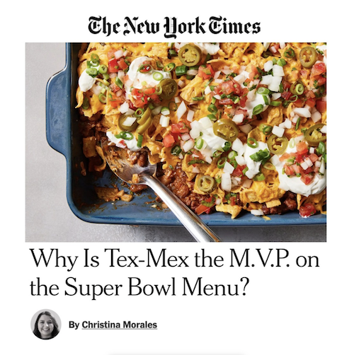 NY Times Tex-Mex Story & My 3 Texas Mexican Recipes that have a Tex-Mex version
