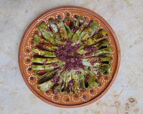 Nopalitos Asados Con Vinagreta