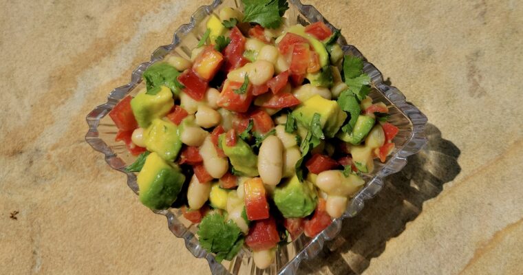Avocado and Kidney Bean Salad