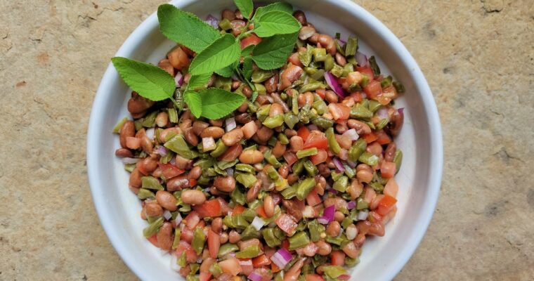 Cactus and Pinto Bean Salad