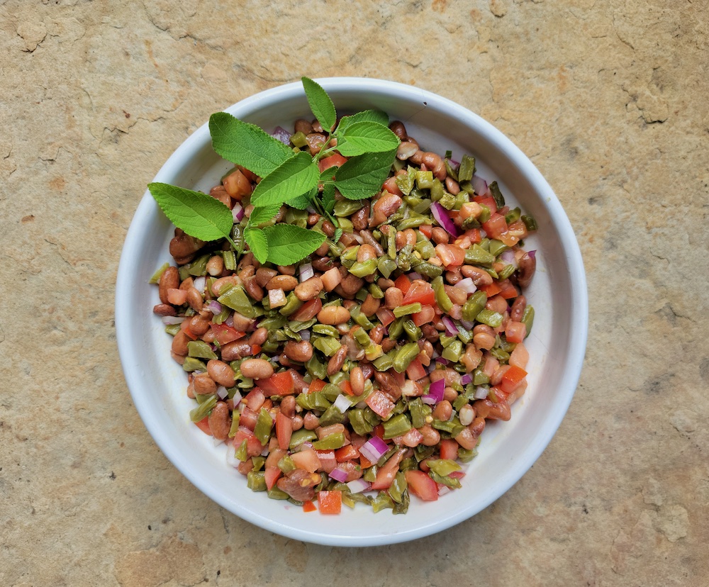 Cactus and Pinto Bean Salad