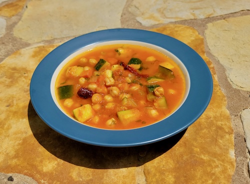 Garbanzo and Calabacita Soup –Tradition Meets Cutting Edge